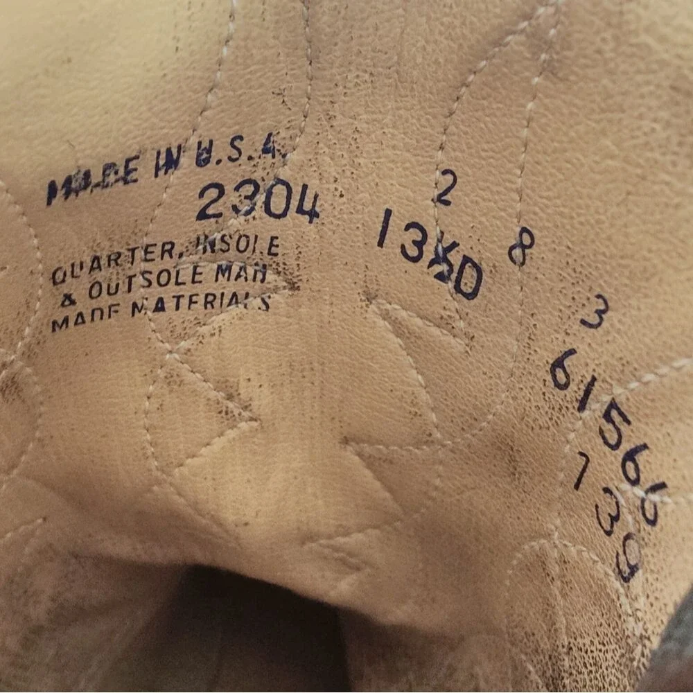VTG Acme Kids' Brown Faux Leather Western Cowboy Boots, 13.5